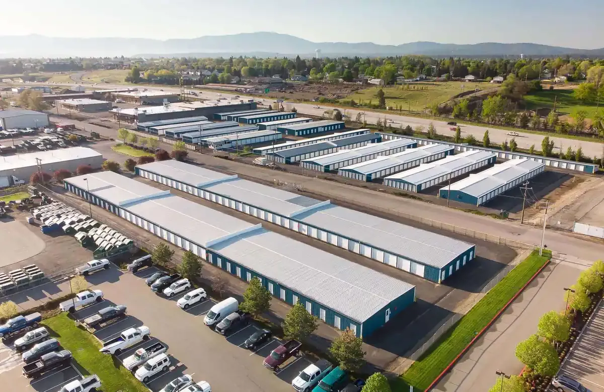 Aerial view of ABC Mini storage